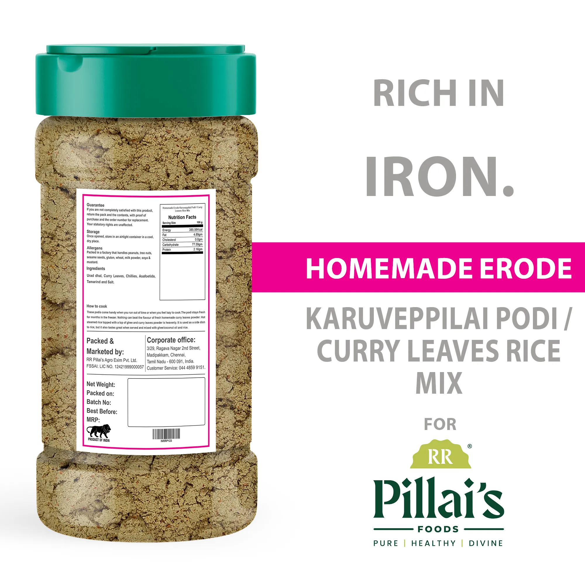 Buy Now – Erode Curry Leaves Rice Mix