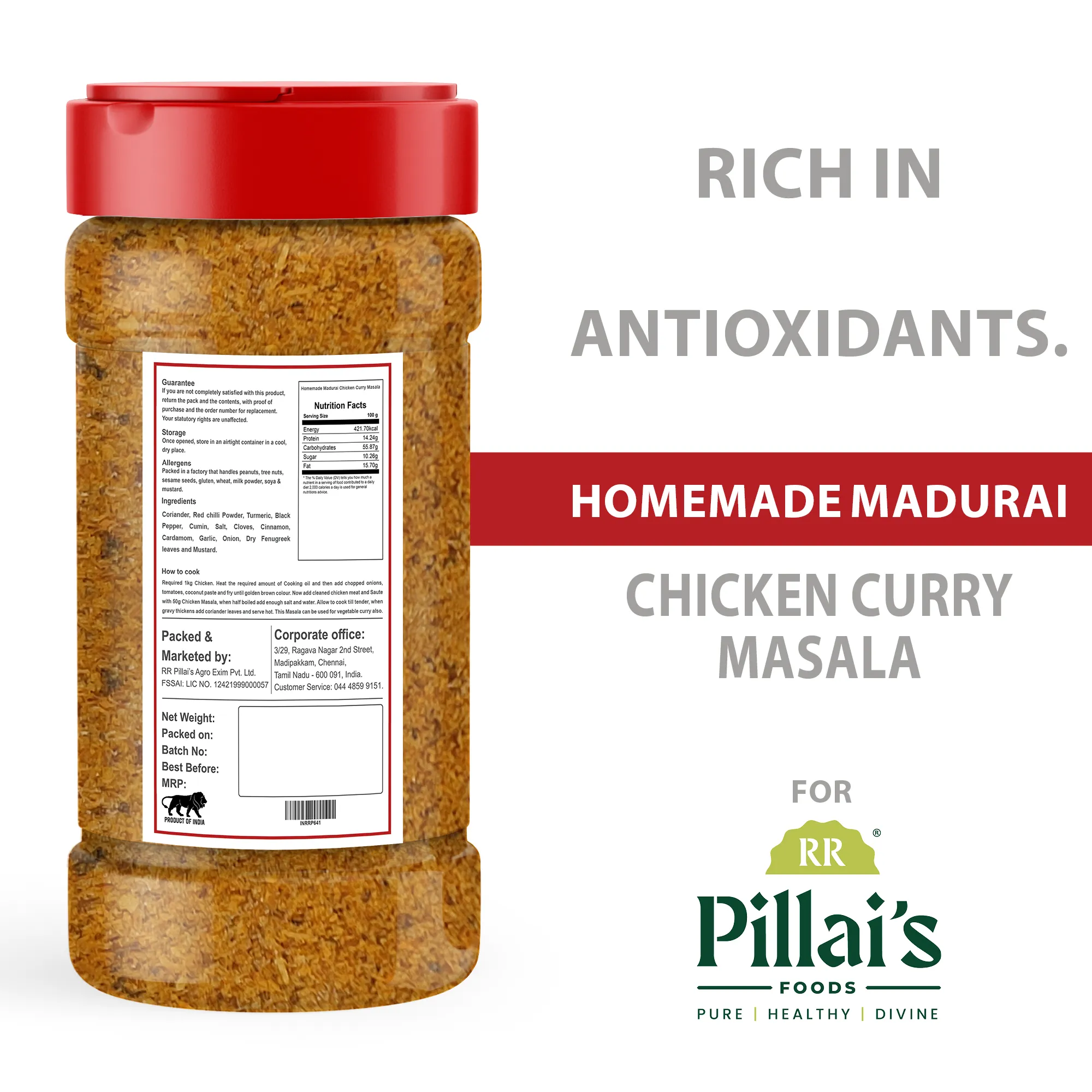 Chennai Chicken Masala Powder In Tamil Buy Homemade Madurai